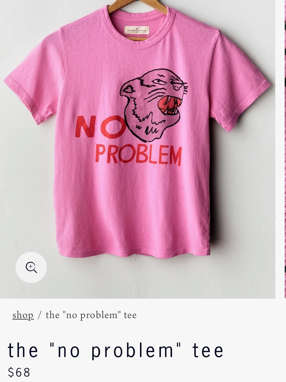 I+W “No problem” Tee